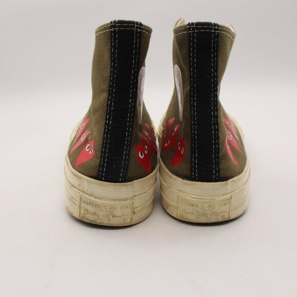 Converse Comme des Garçons Play x Chuck 70 Hi Women's 10 Men's 8 Shoes 162973C - Picture 5 of 9